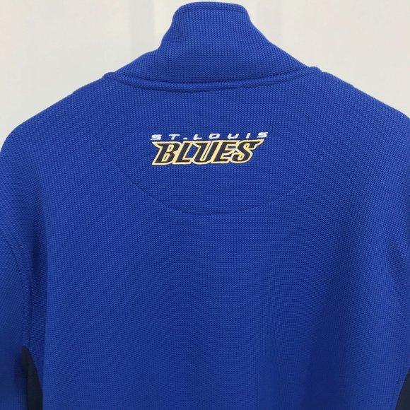 Men's St. Louis Blues XL Fleece Full Zip Jacket Official NHL - Picture 4 of 13